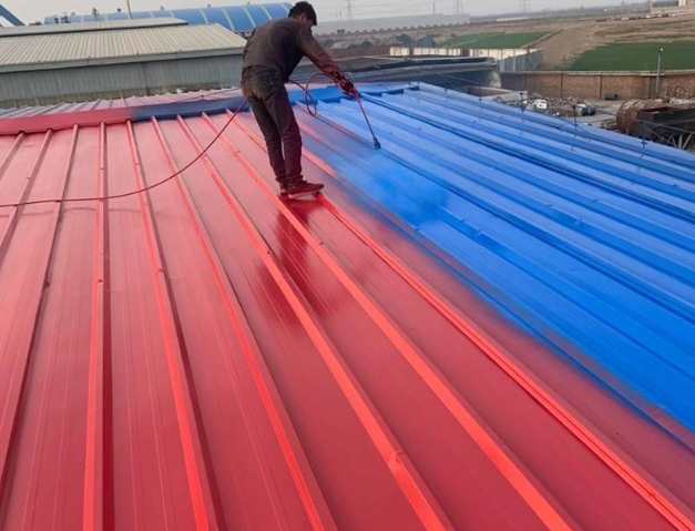 車間彩鋼瓦噴涂翻新施工油漆一般要作業幾次 車間彩鋼瓦噴涂翻新施工油漆一般要作業幾次